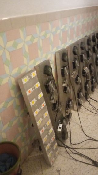 6 por (70€cada uno) foco led 1000w cob cultivo