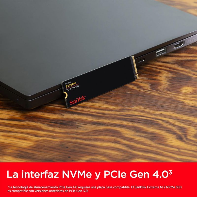 SanDisk Extreme 500GB M.2 NVMe PCIe Gen 4 SSD afbeelding 4