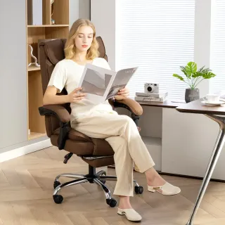 Silla Escritorio Reclinable con Reposapiés