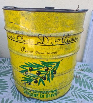Bidone Vintage Industria Olio D'Alfonso - Anni '50