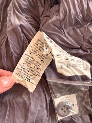 Trench grigio neonata effetto stropicciato