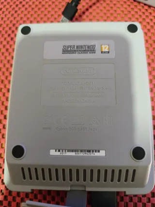 Consola Super Nintendo Classic Mini Gris/Blanco