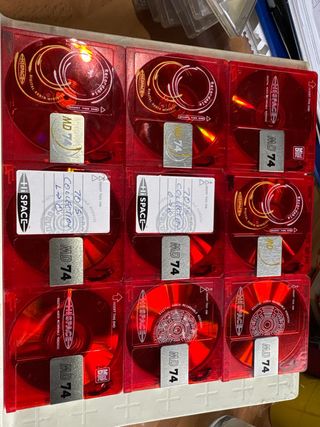 Lote 9 MiniDiscs Hi Space MD 74 con fundas