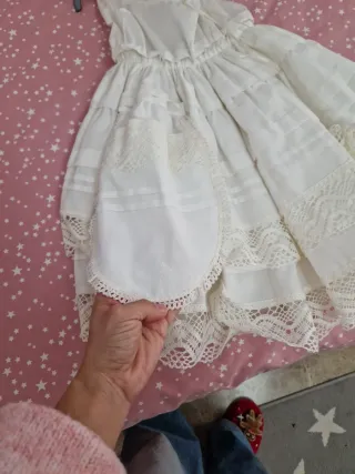 Cancán enagua de Fallera niña Margarita Verch 2año