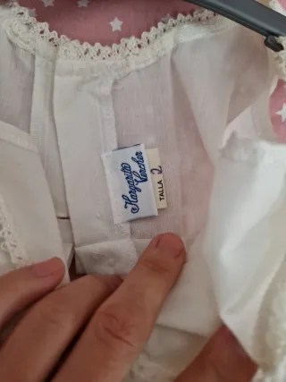 Cancán enagua de Fallera niña Margarita Verch 2año