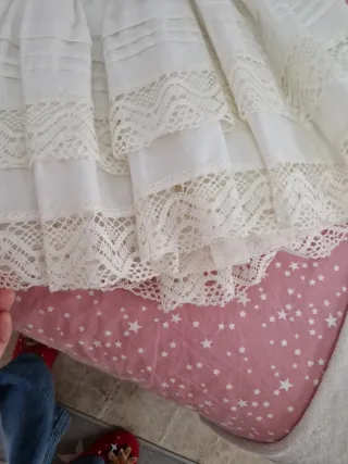 Cancán enagua de Fallera niña Margarita Verch 2año