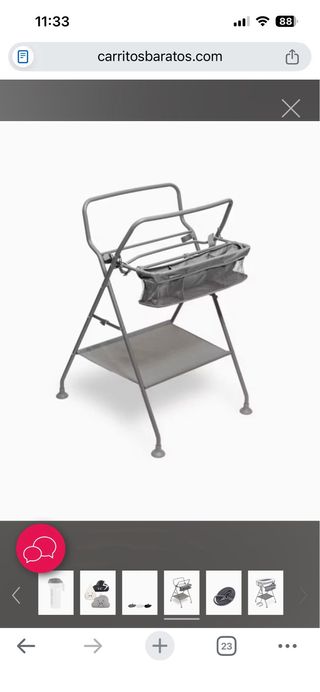 Bañera Bebé Twistshake Plegable