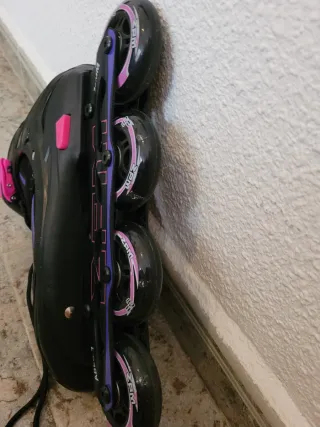 Patines en línea RPM negros y morados