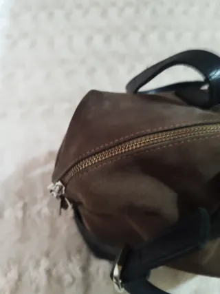 Bolso Cuplé Piel Marrón y Negro