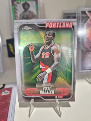 Clyde Drexler Portland Topps Chrome