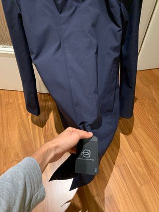 Piquadro Cappotto Impermeabile Blu