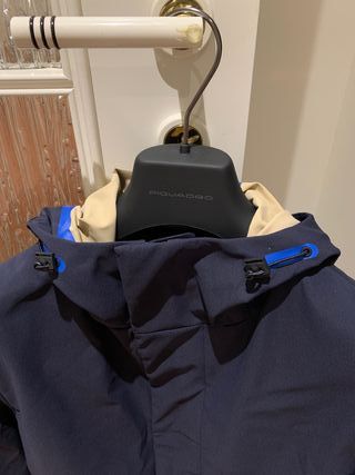 Piquadro Cappotto Impermeabile Blu