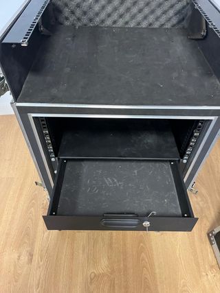 Rack con ruedas FONESTAR antishock 19" de 12U+9U.