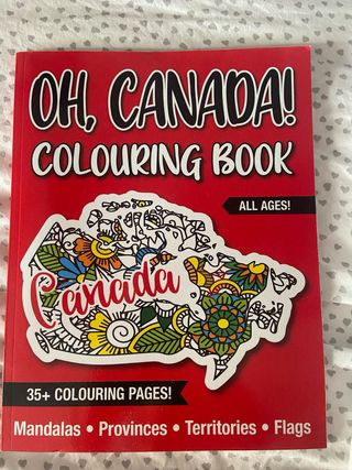 Libro de mandalas temática canada