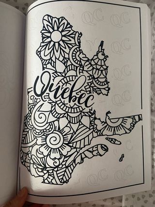 Libro de mandalas temática canada