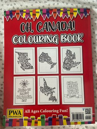 Libro de mandalas temática canada