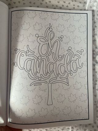Libro de mandalas temática canada