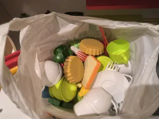 Cocina infantil de madera