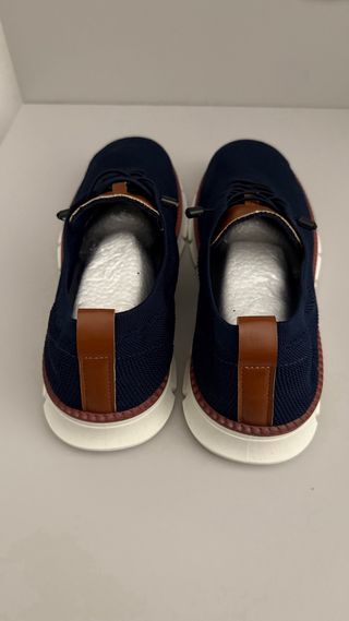 Scarpe eleganti uomo blu e marroni