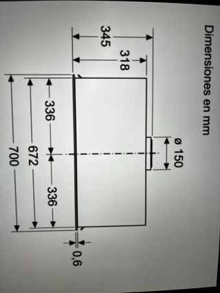 Campana Extractora Bosch DLN78PC60 Negra