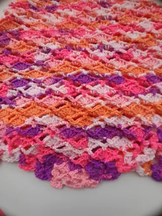 Toquilla tejida niña 3-7 años