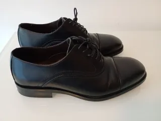 Zapatos de piel negros talla 41