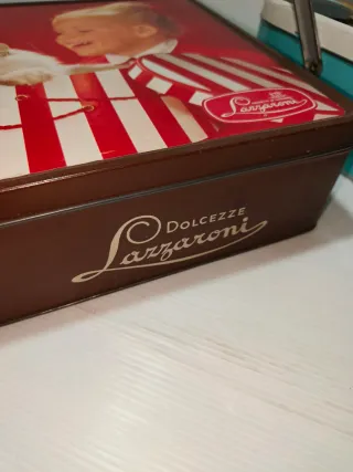 Scatole Latta Vintage Lazzaroni e Perfetti, LEGGI