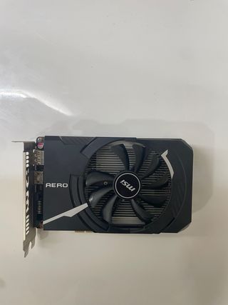 Tarjeta gráfica MSI GTX 1050 Ti AERO
