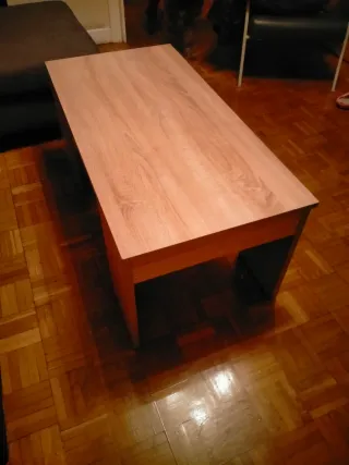 Mesa de centro de madera para salón