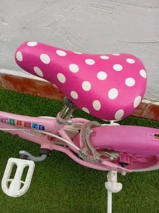Bicicleta Infantil Minnie Rosa