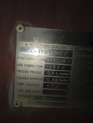 Cuba aluminio 2 compartimentos