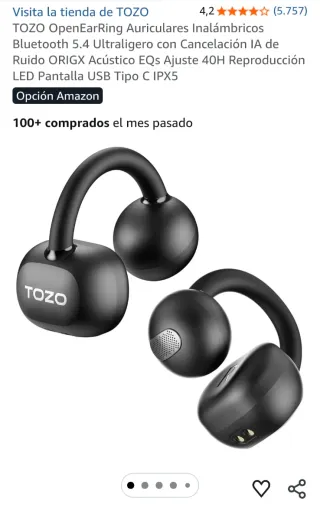 Auriculares TOZO OpenEarRing nuevos a estrenar