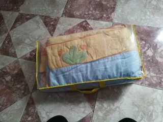 Set di coperte per culla blu