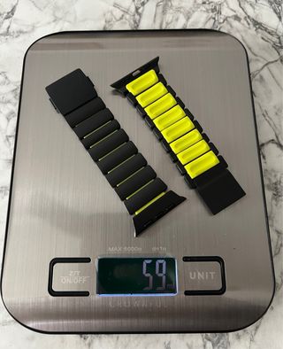 Cinturino di lusso in titanio e silicone per Apple Watch Ultra