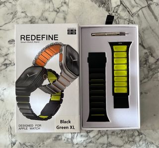 Cinturino di lusso in titanio e silicone per Apple Watch Ultra