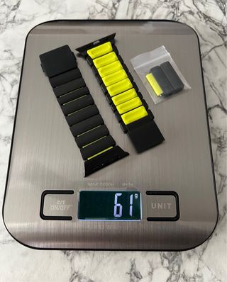 Cinturino di lusso in titanio e silicone per Apple Watch Ultra