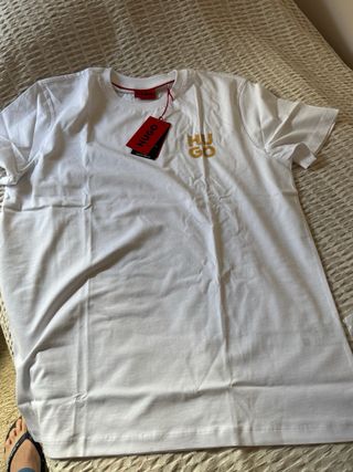 Camiseta Hugo Boss Blanca