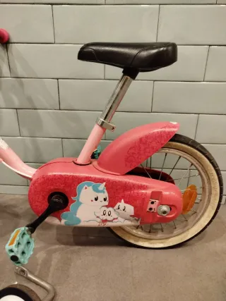Bici infantil unicornio rosa Decathlon