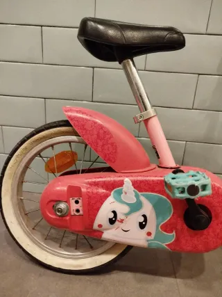 Bici infantil unicornio rosa Decathlon