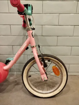 Bici infantil unicornio rosa Decathlon