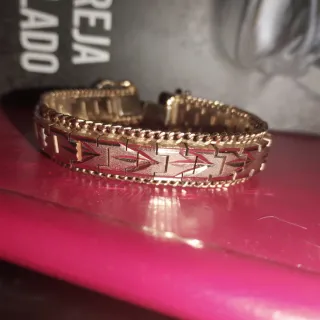 Pulsera MTL bañada en oro