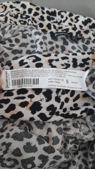 Camisa estampada leopardo