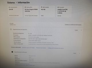 Ordenador Fujitsu ESPRIMO C-910