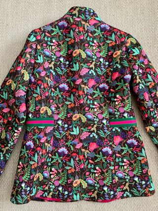 Blazer Camaleonica Estampado Floral