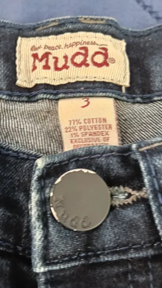 Pantalones vaqueros niña detalle lateral talla 3