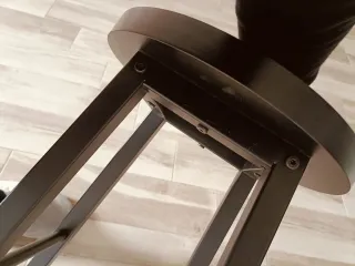 Coppia Sgabelli Bar in Legno e Metallo