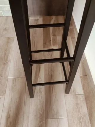 Coppia Sgabelli Bar in Legno e Metallo