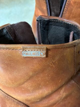 Botas de piel marrones