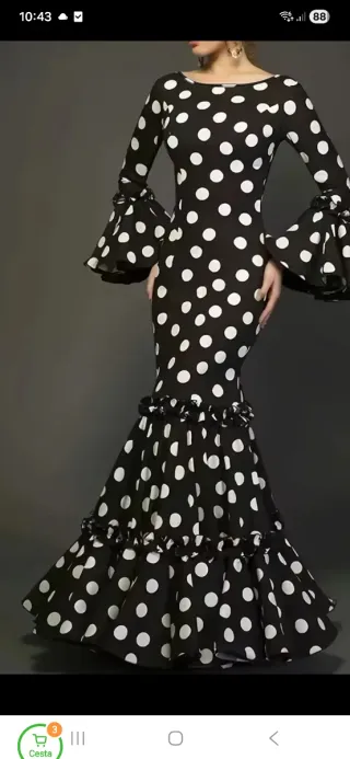 Vestidos Flamenca Lunares Elásticos varias tallas