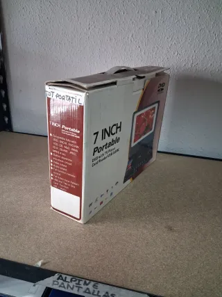 Reproductor DVD Portátil 7 con TV